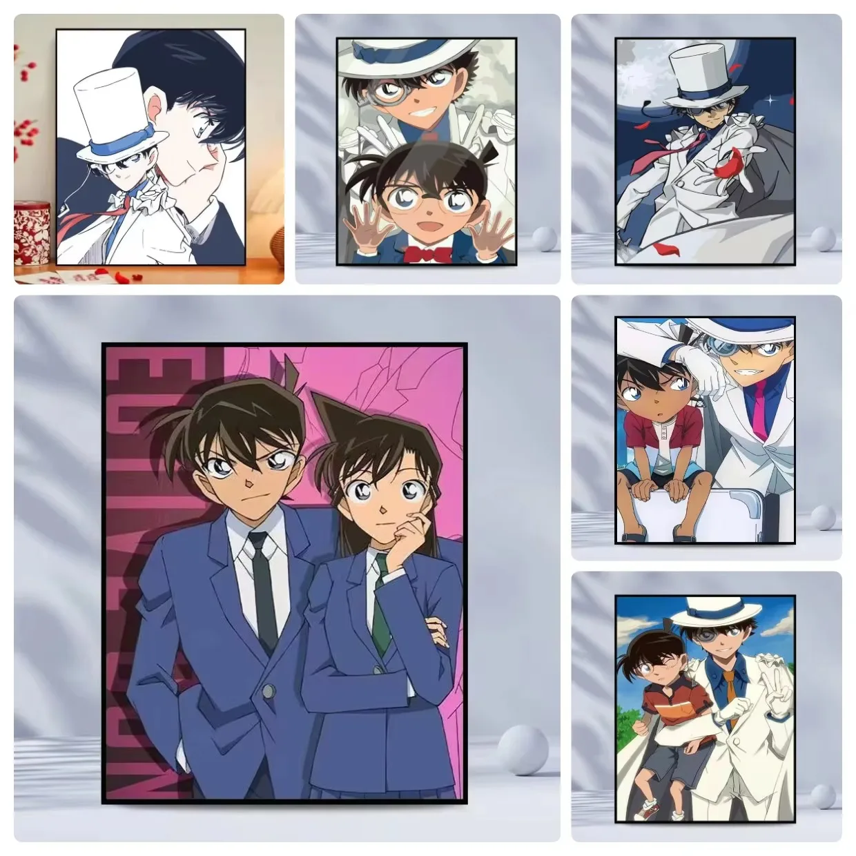 Resin Art Work - Diamond Painting Detective Conan Japanse Anime