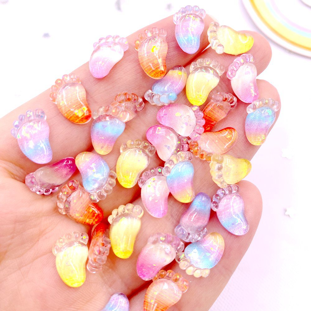Resin Art Baby - 50 stuks glitter hars kleurrijke mini