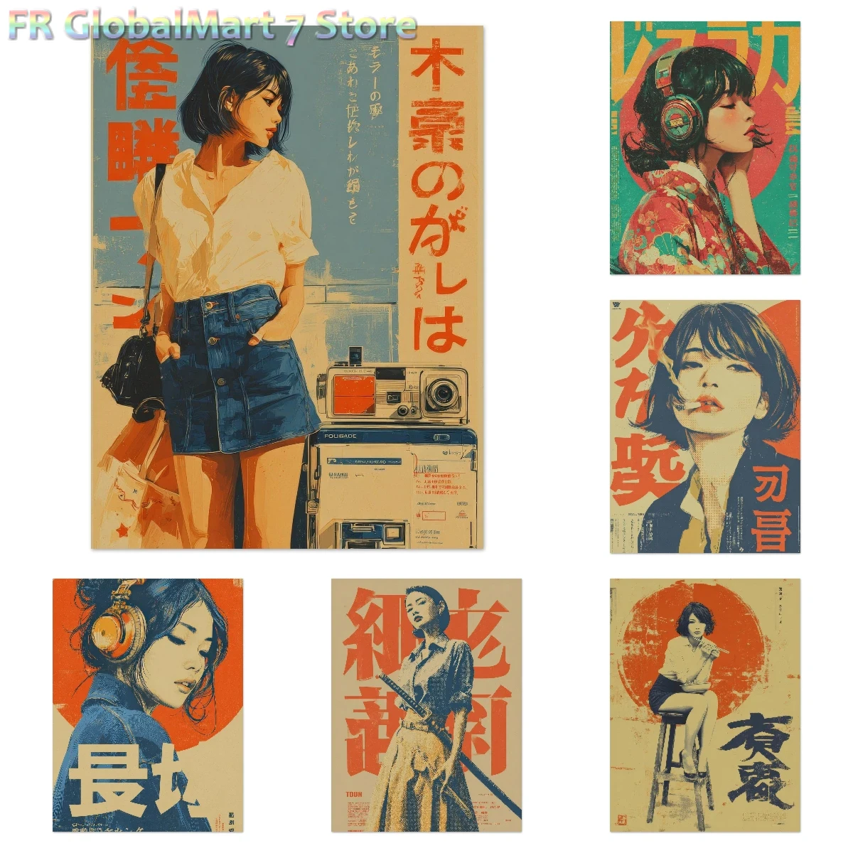 Diamantkunstwerk: vintage post - Resin Art Wallpaper recensie en prijs