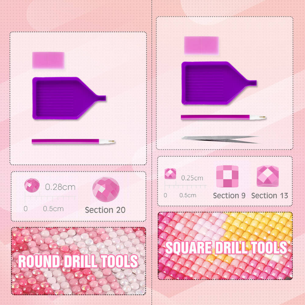 HUACAN 5D Diamond Mozaïek Rose - Resin Art Rose recensie en prijs
