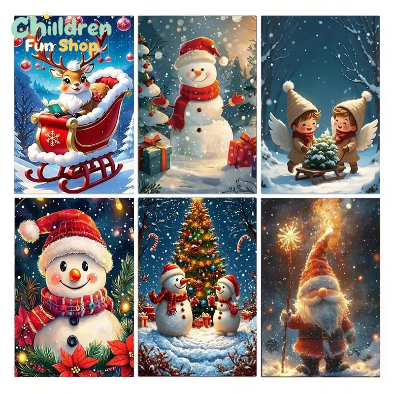 Kerst 5D Diamant Schilderij, D - Resin Art Work recensie en prijs