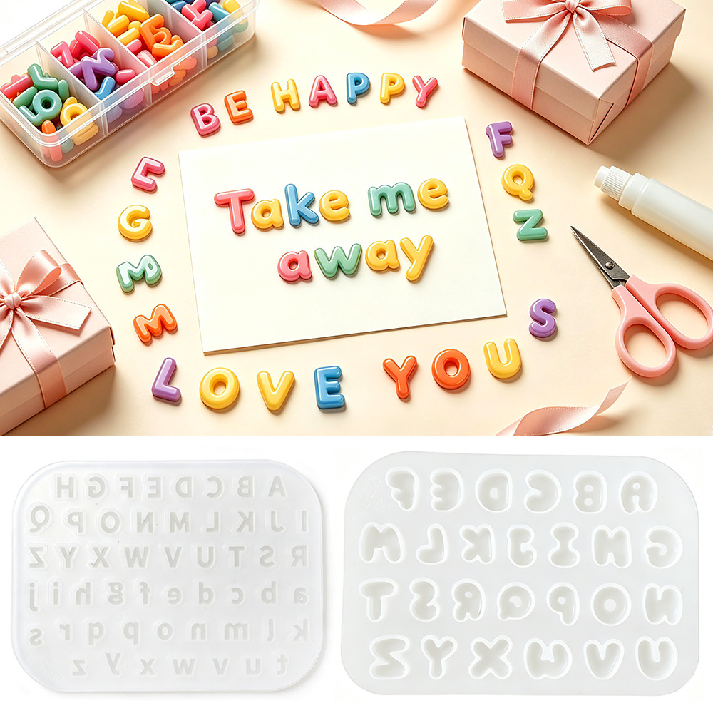 Nieuwe 26 Mini Alfabet Silicon - Resin Art Alphabet recensie en prijs
