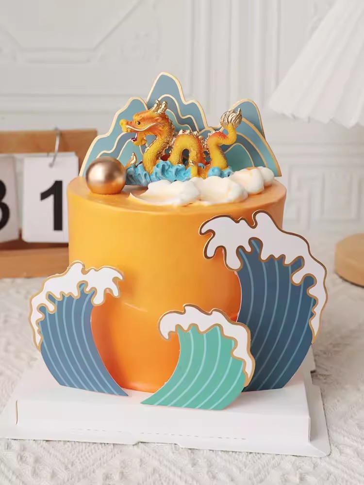 Chinese Stijl Happy Cake Toppe - Resin Art Alphabet recensie en prijs