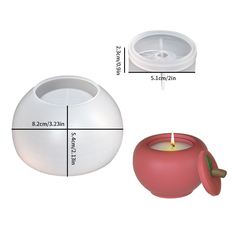 DIY Appelpot Kaarspot Silicone - Resin Art Case recensie en prijs