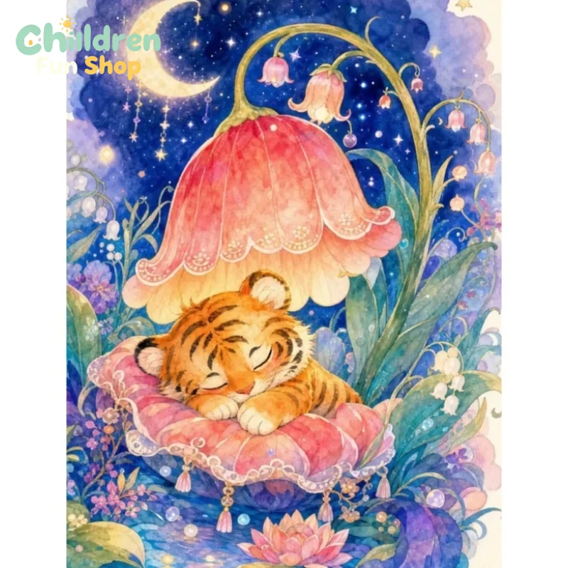 Diamant schilderij Slaapende B - Resin Art Baby recensie en prijs