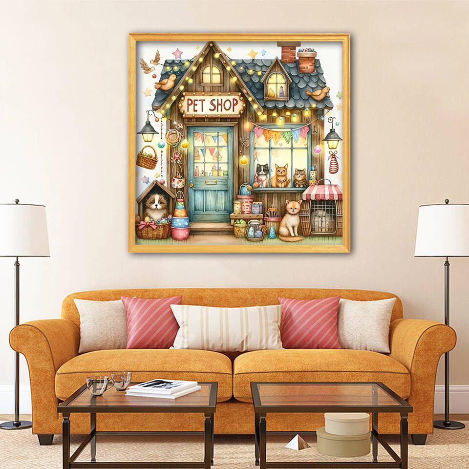 1pc frameloze 5D Diamond Paint - Resin Art Wallpaper recensie en prijs