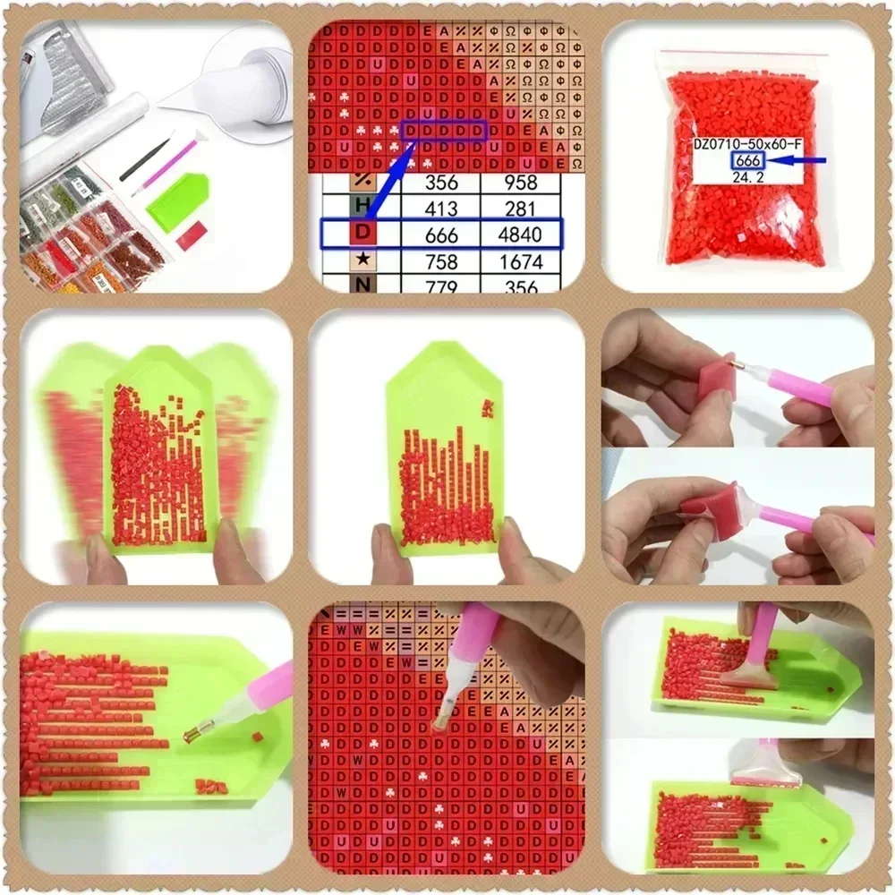 1PC frameloze 5D Diamant Schil - Resin Art Equipment recensie en prijs